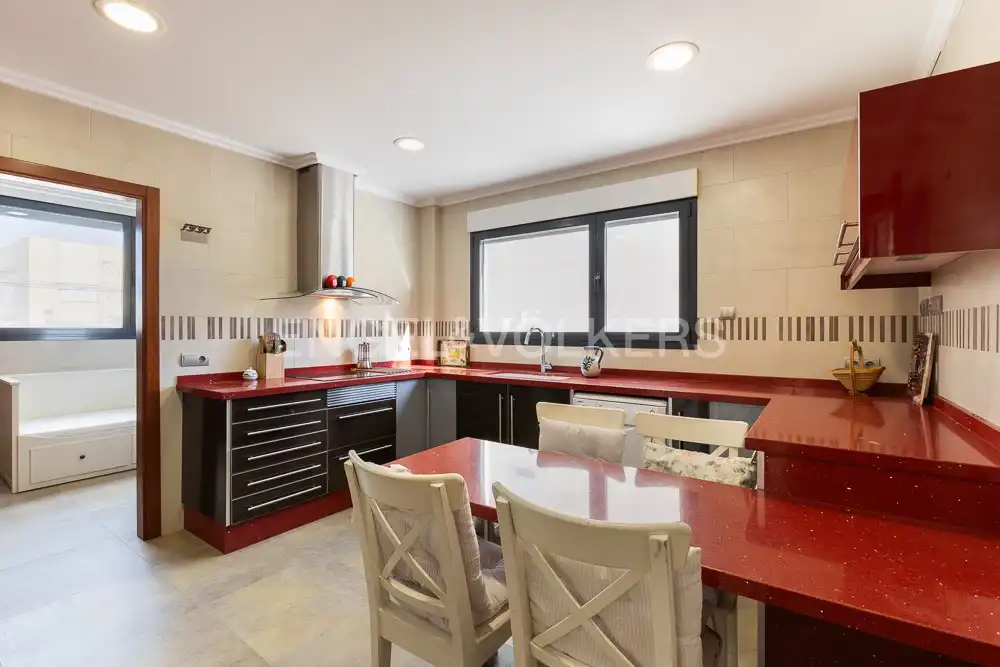 Kitchen of Houses for sale in Cullera  with Air Conditioner, Heating and Terrace
