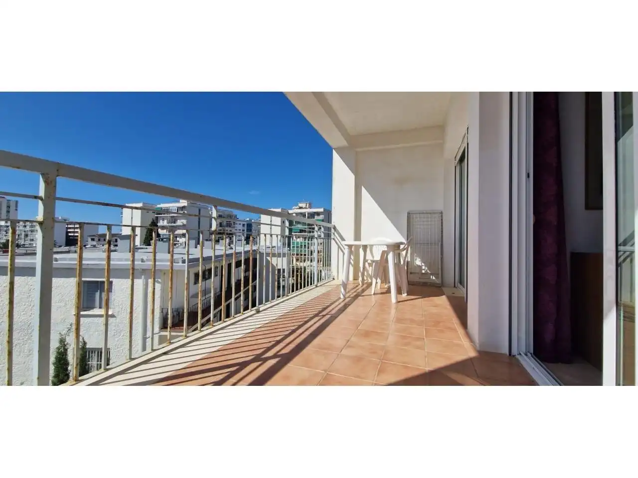Terrassa de Apartament en venda en Benalmádena amb Aire condicionat, Jardí privat i Terrassa