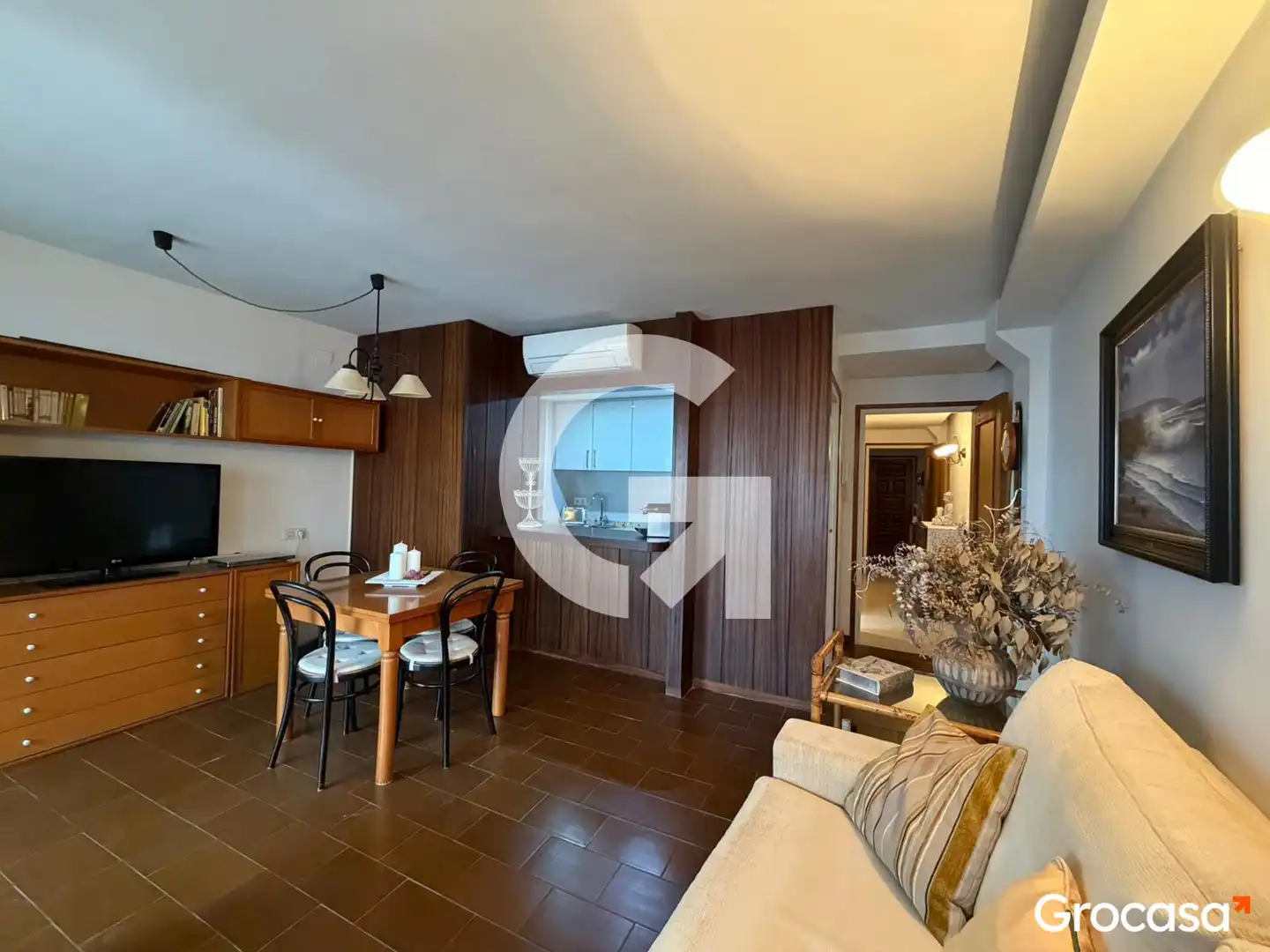 Sala d'estar de Apartament en venda en Tossa de Mar amb Aire condicionat, Terrassa i Forn