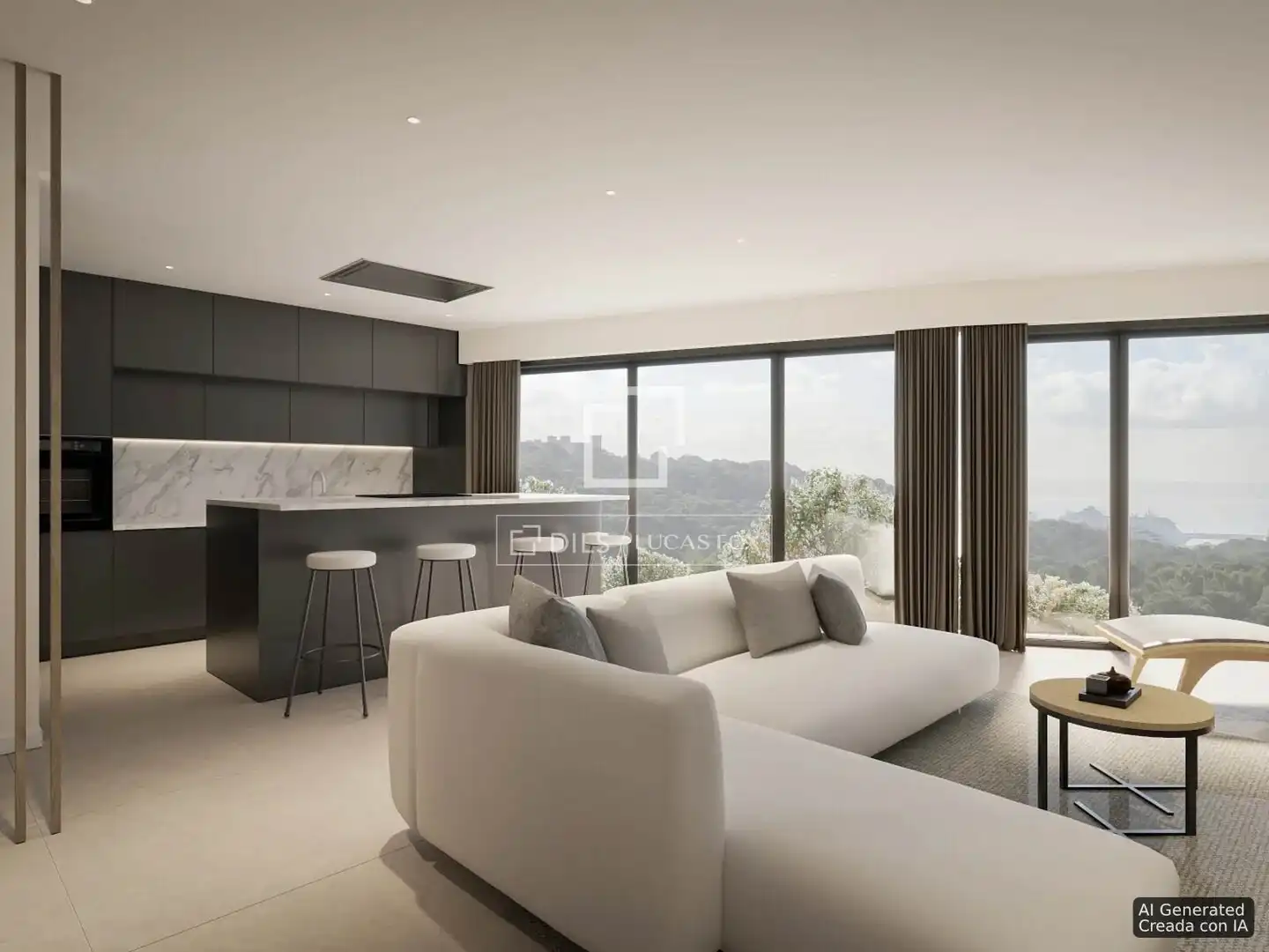 Sala de estar de Casa o chalet en venta en  Palma de Mallorca con Aire acondicionado, Calefacción y Jardín privado