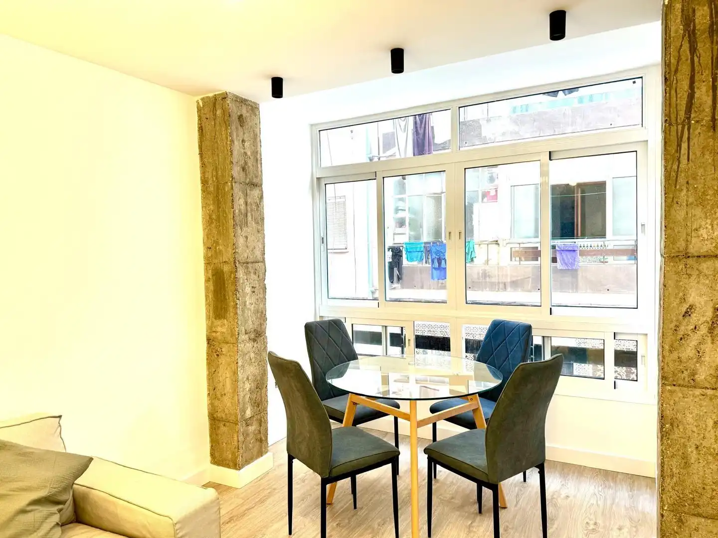 Esszimmer von Wohnungen zum Verkauf in Málaga mit Klimaanlage, Terrasse und Balkon
