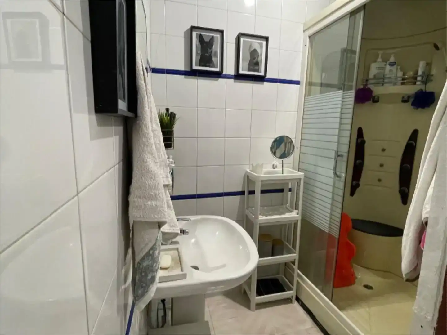 Badezimmer von Wohnung zur Miete in Daimiel mit Schwimmbad und Möbliert