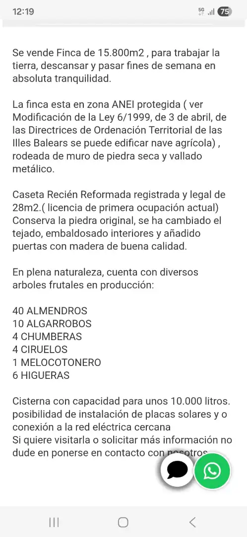 Terreny rústic en venda a Camí de Sant Jordi 68, imagen 4