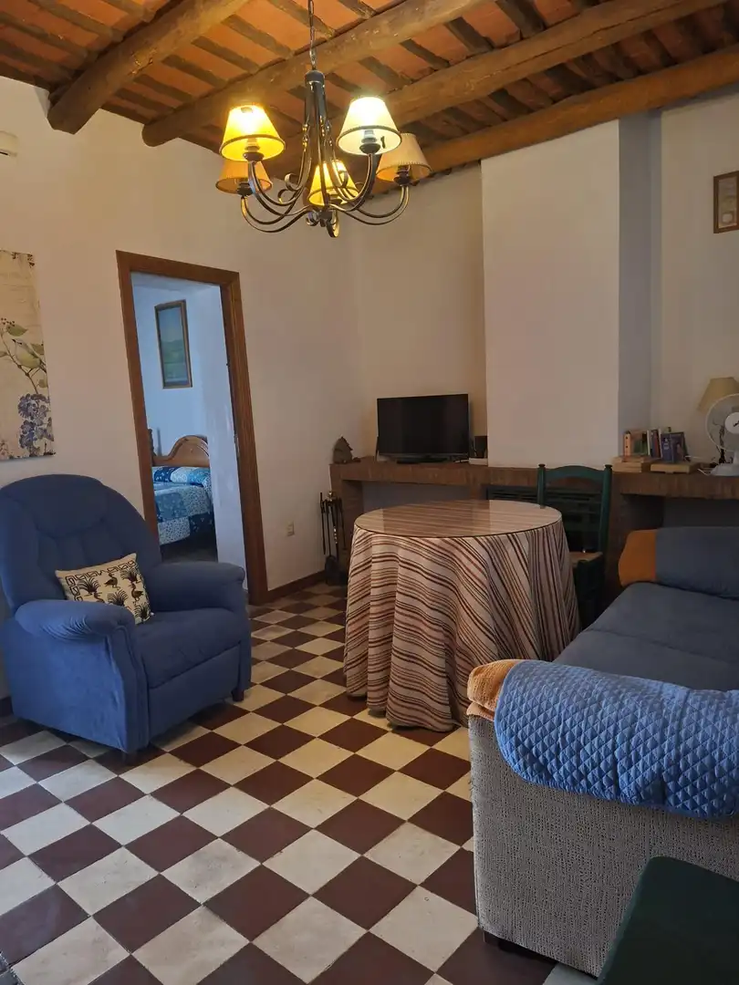 Sala de estar de Casa o chalet en venta en Alanís con Terraza, Trastero y Amueblado