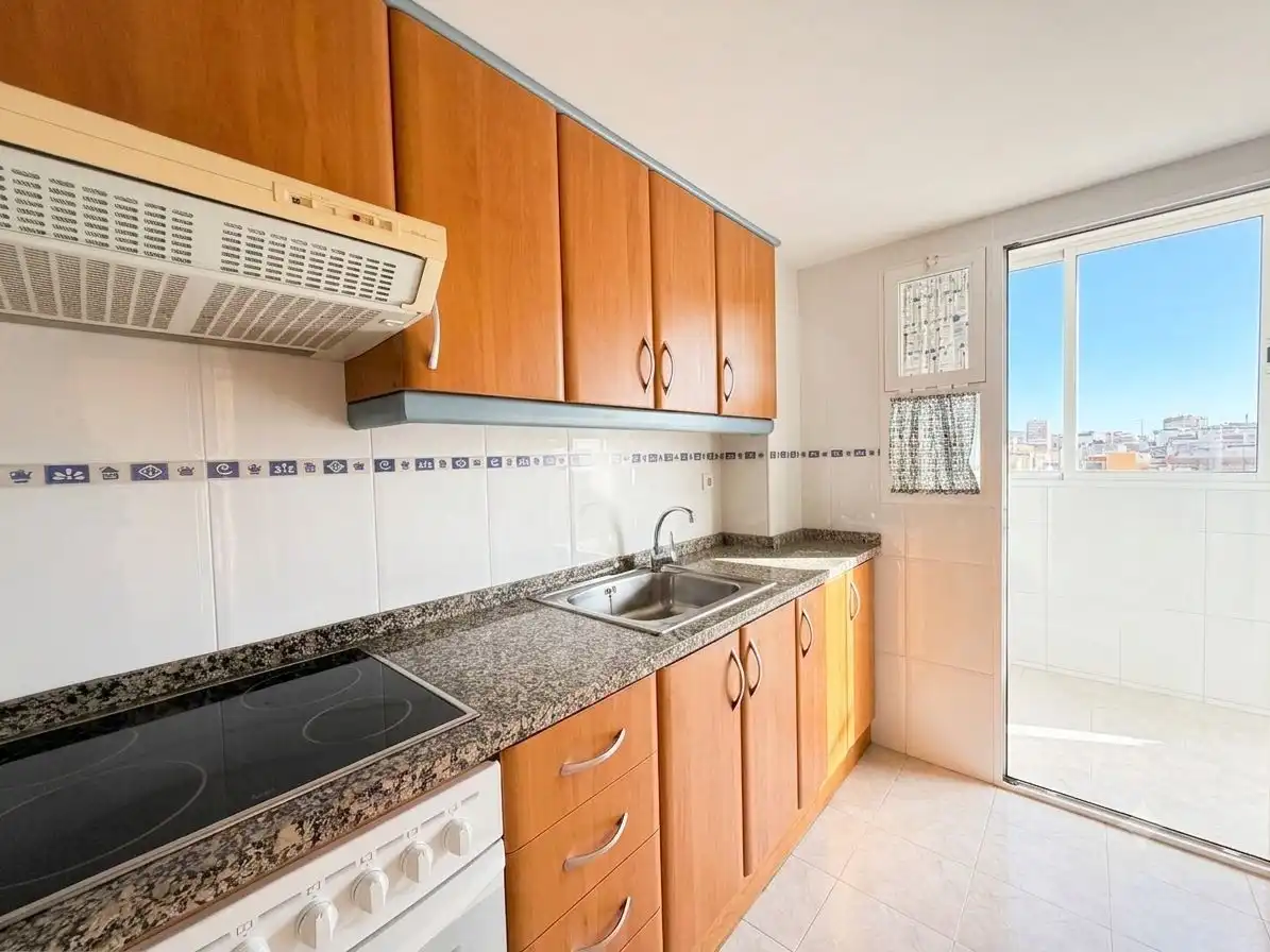 Kitchen of Flat for sale in Daimús  with Terrace and Swimming Pool