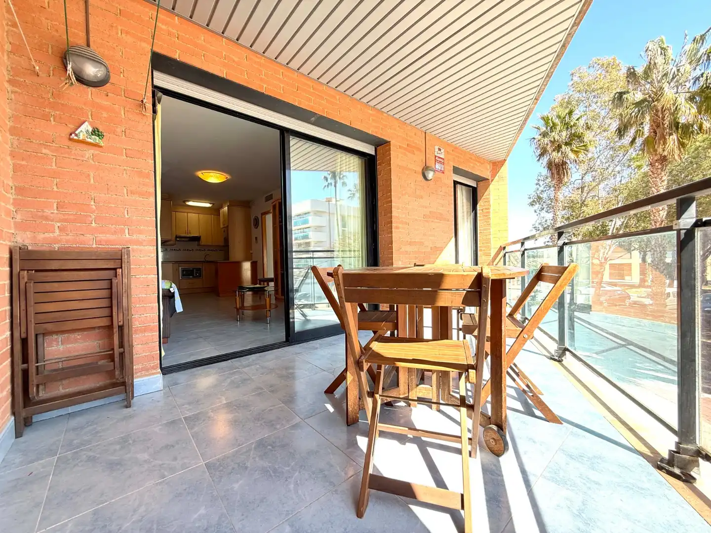 Terrasse von Wohnungen zum Verkauf in Cambrils mit Heizung, Privatgarten und Möbliert
