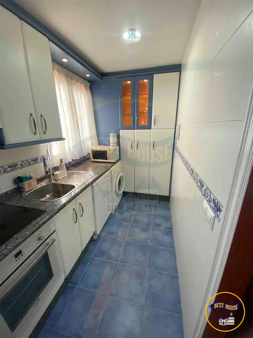 Kitchen of Flat for sale in Cuenca  with Air Conditioner, Heating and Parquet flooring