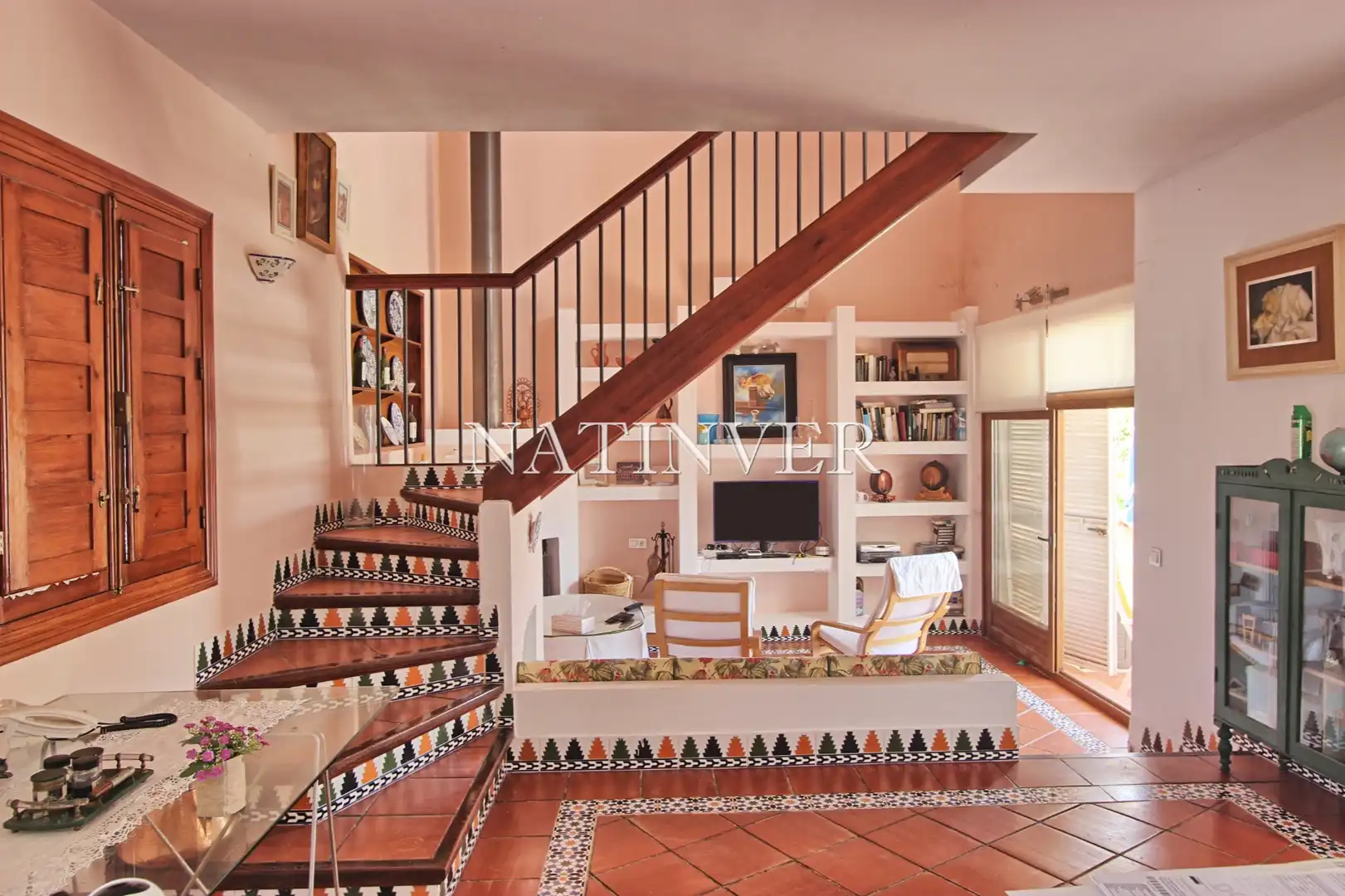 Sala de estar de Casa o chalet en venta en Vélez-Málaga con Jardín privado, Terraza y Piscina
