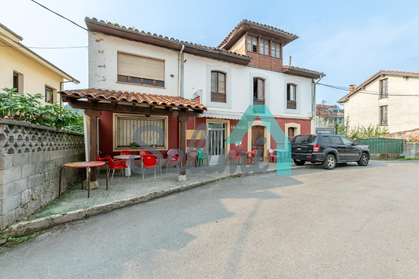 Vista exterior de Casa o xalet en venda en Piloña amb Jardí privat i Terrassa