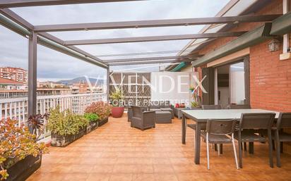 Terrace of Attic for sale in  Barcelona Capital  with Air Conditioner, Heating and Parquet flooring