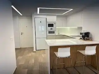 Kitchen of Flat for rent in Murcia  with Air Conditioner, Terrace and Furnished