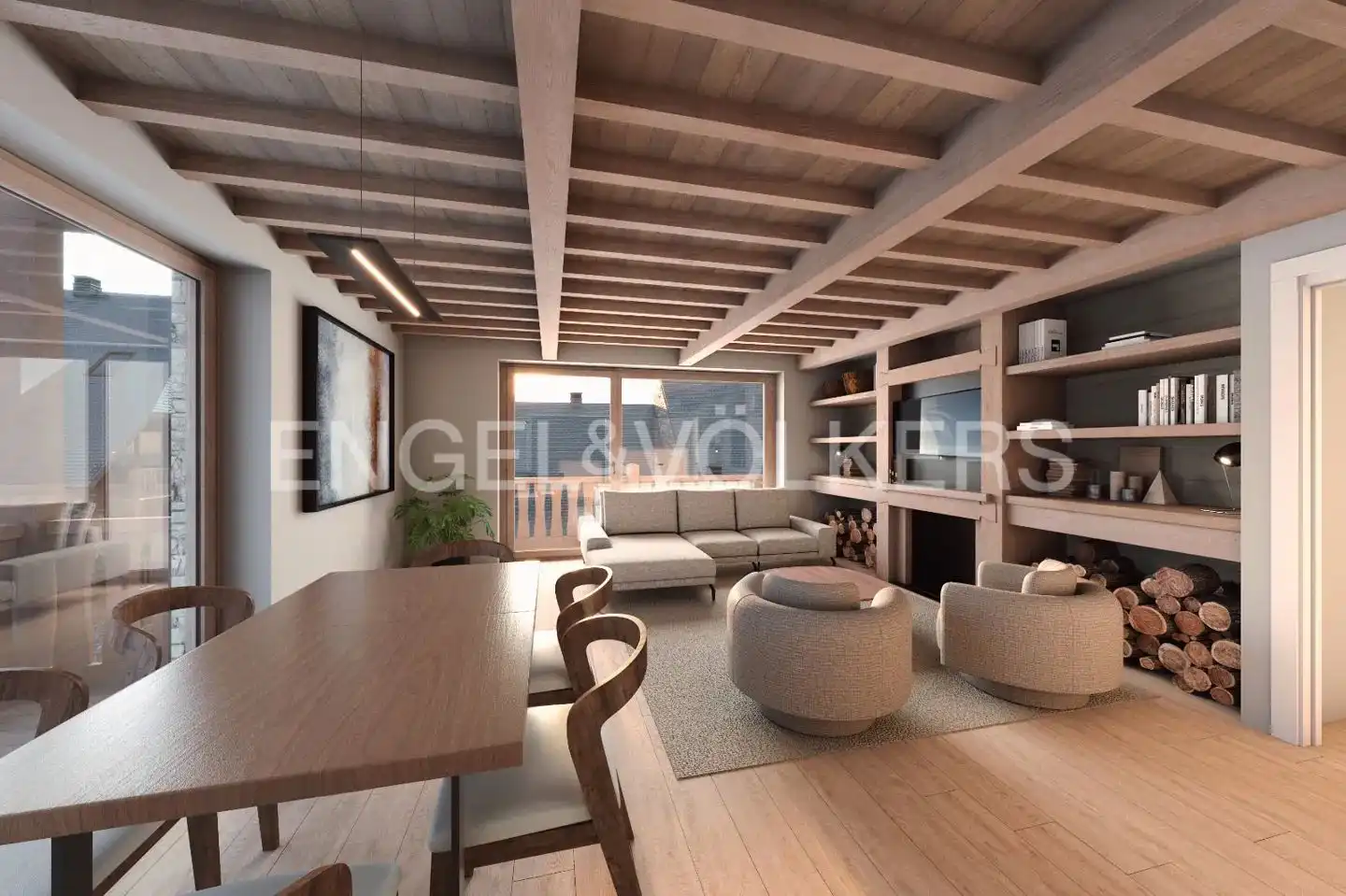 Sala de estar de Casa adosada en venta en Naut Aran con Calefacción, Trastero y Horno