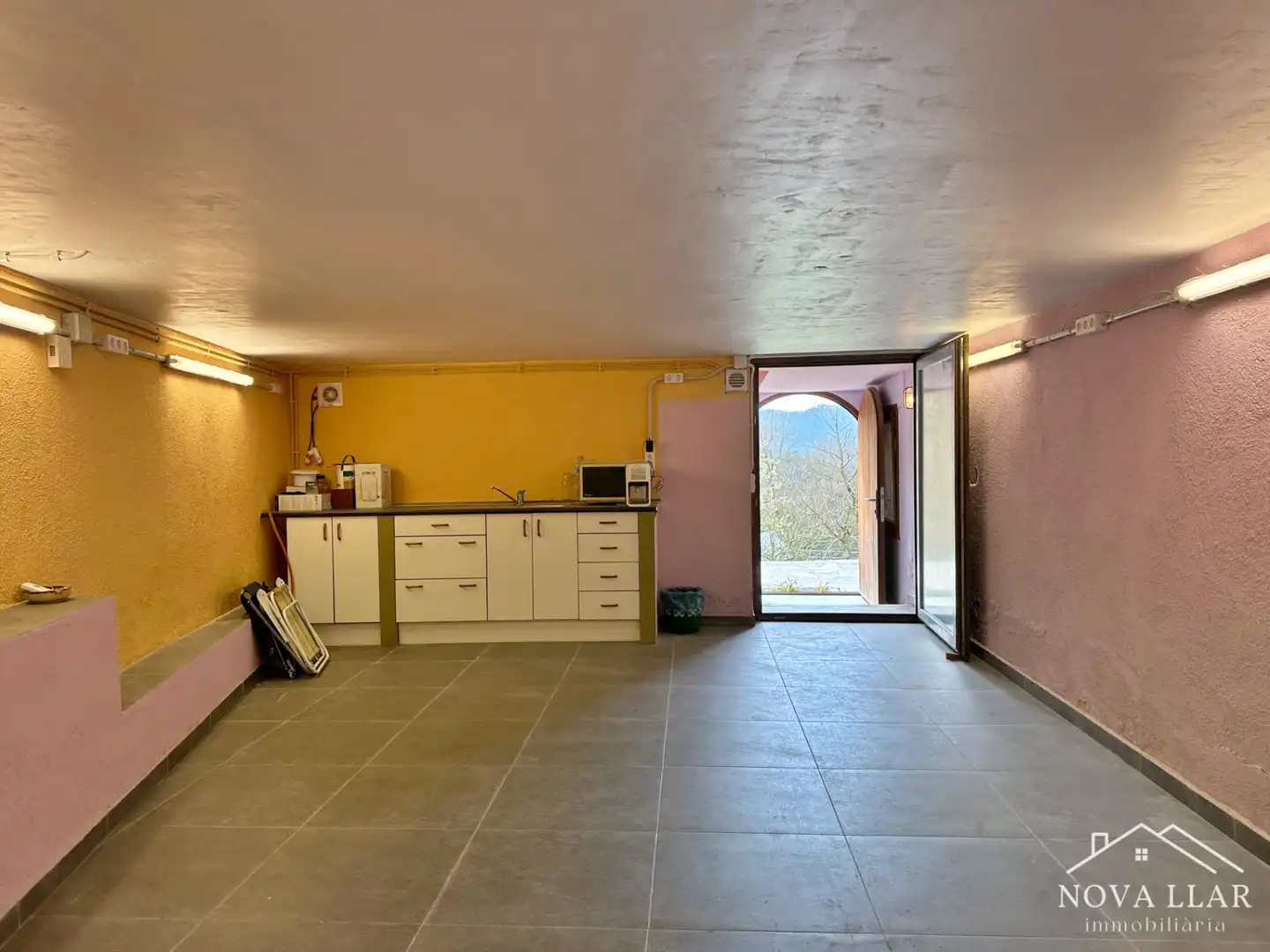 Cocina de Finca rústica en venta en Les Llosses con Calefacción, Jardín privado y Parquet