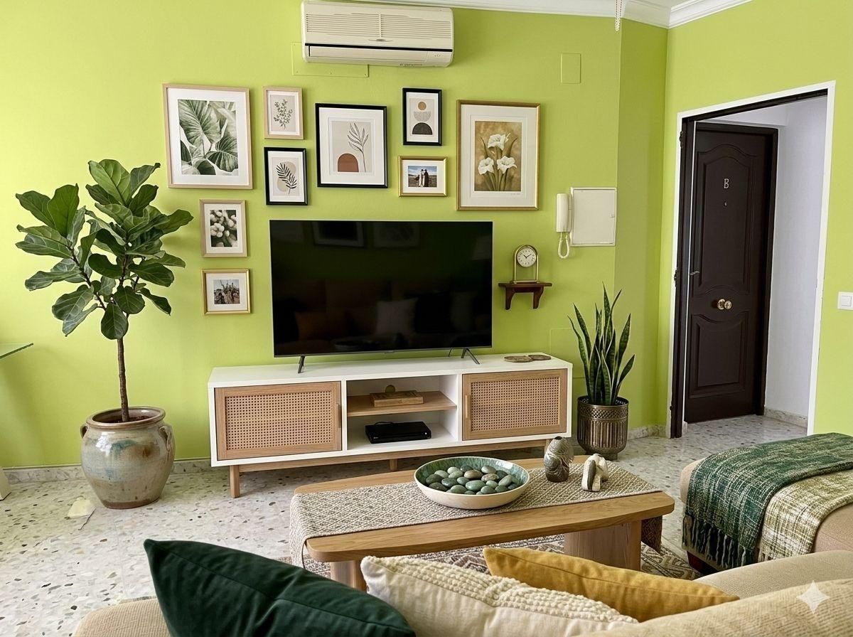 Sala de estar de Piso en venta en Chipiona con Aire acondicionado, Amueblado y Balcón