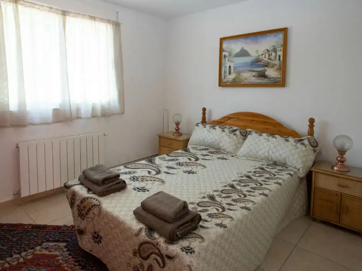 Bedroom of Flat for rent in Tibi  with Air Conditioner, Private garden and Swimming Pool