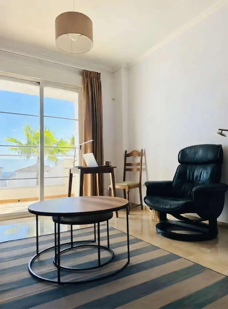 Living room of Flat for sale in Manilva  with Air Conditioner, Heating and Terrace