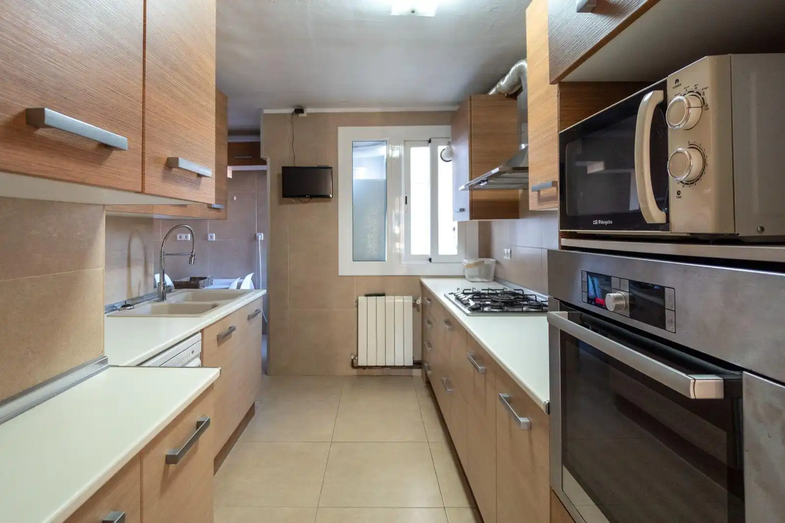 Cuina de Pis de lloguer en Granollers amb Terrassa i Balcó