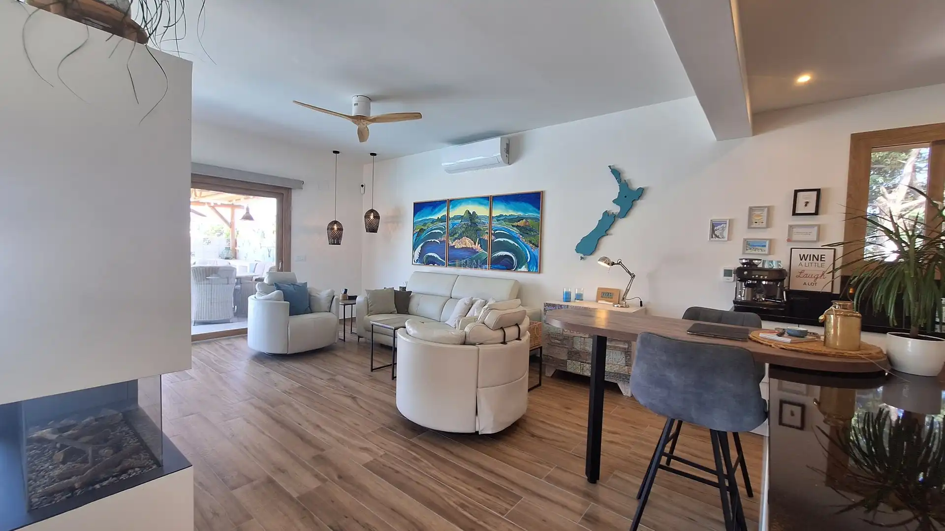 Sala d'estar de Casa o xalet en venda en Jávea / Xàbia amb Aire condicionat, Terrassa i Traster