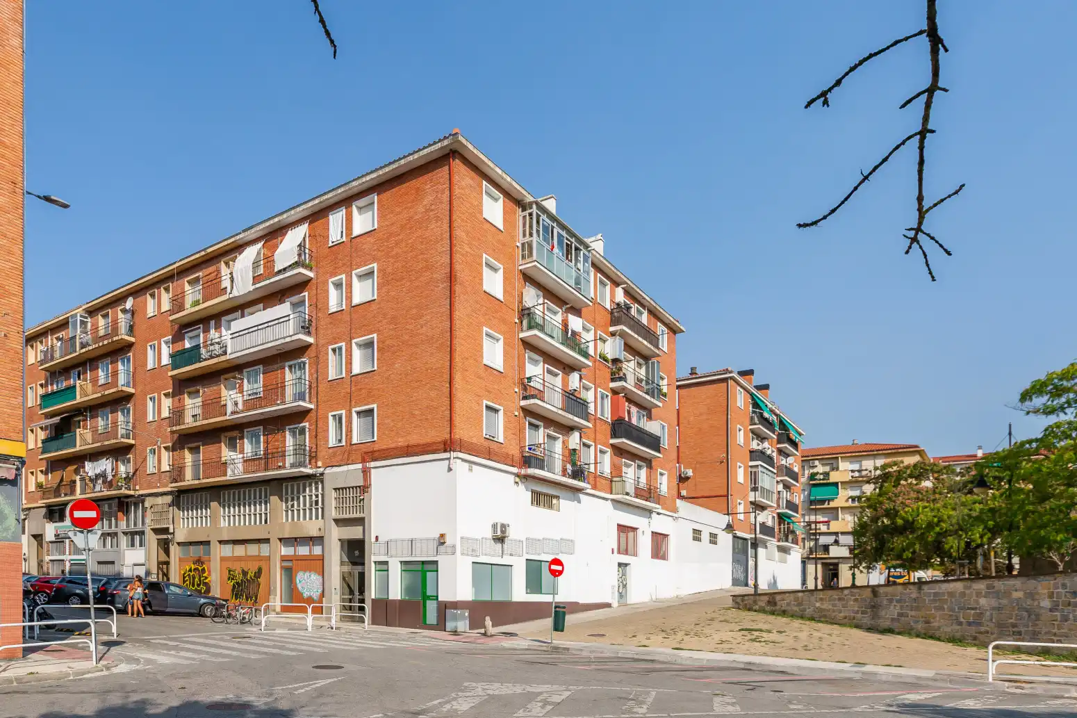 Vista exterior de Pis en venda en  Pamplona / Iruña amb Calefacció i Balcó