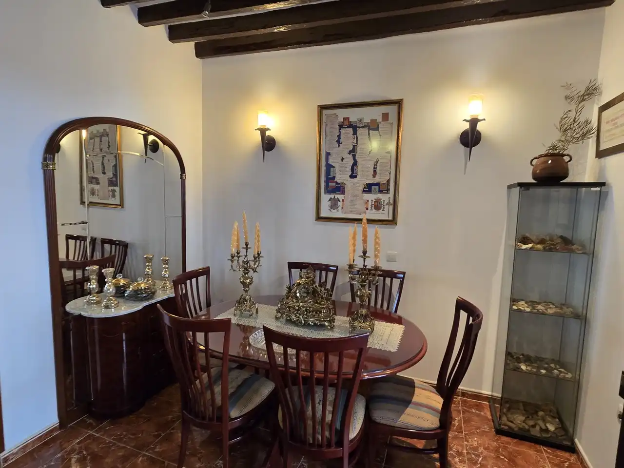 Dining room of Houses for sale in Viñuela