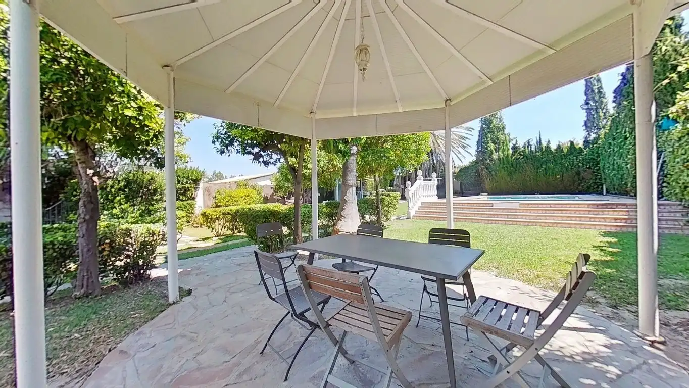 Terrace of Houses for sale in Dos Hermanas  with Air Conditioner, Heating and Swimming Pool