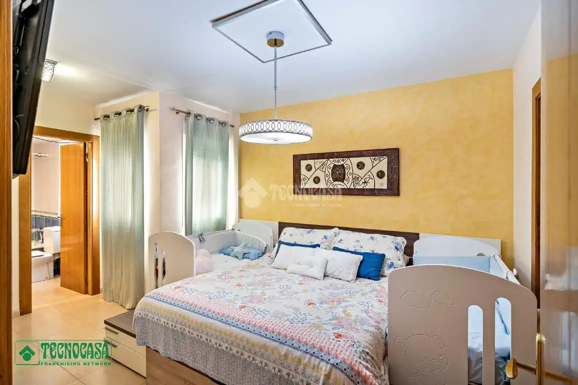 Schlafzimmer von Wohnung zum Verkauf in Roquetas de Mar mit Klimaanlage