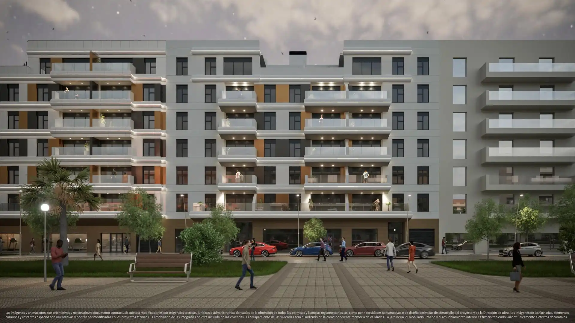 Exterior view of Apartments for sale in Badajoz Capital  with Air Conditioner, Terrace and Community pool