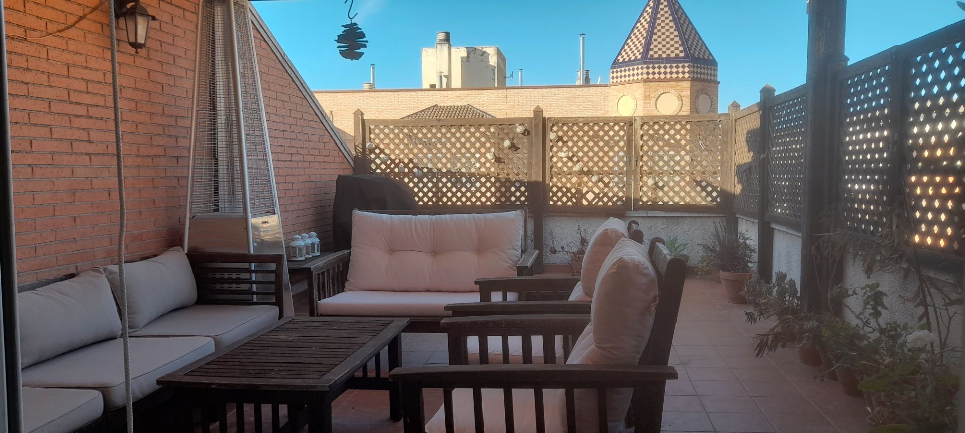 Terraza de Ático de alquiler en Úbeda con Aire acondicionado, Calefacción y Terraza