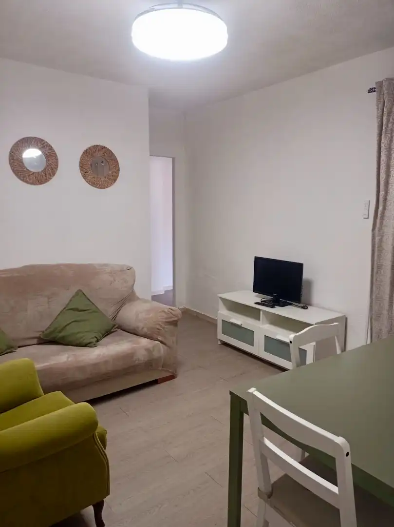 Living room of Flat for rent in Granada  with Parquet flooring, Terrace and Furnished