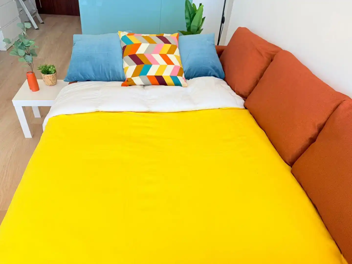 Bedroom of Flat for rent in Gandia  with Air Conditioner, Swimming Pool and Balcony