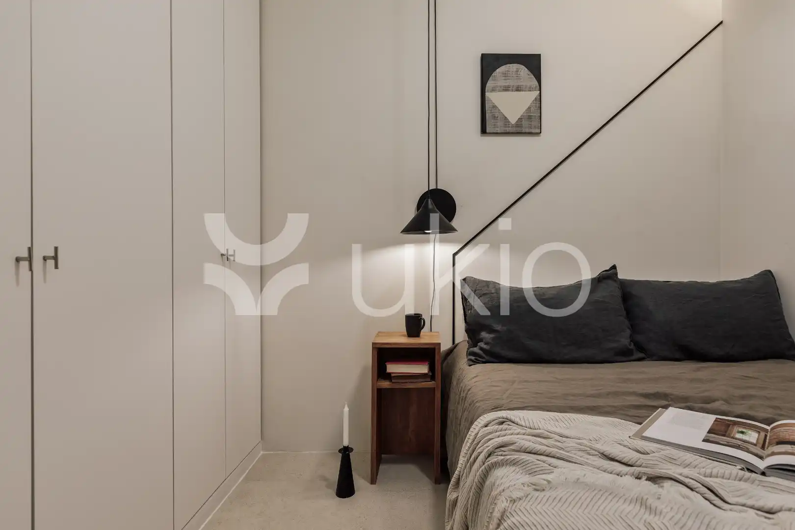 Habitación de Apartamento de alquiler en Barcelona con Aire acondicionado, Calefacción y Amueblado