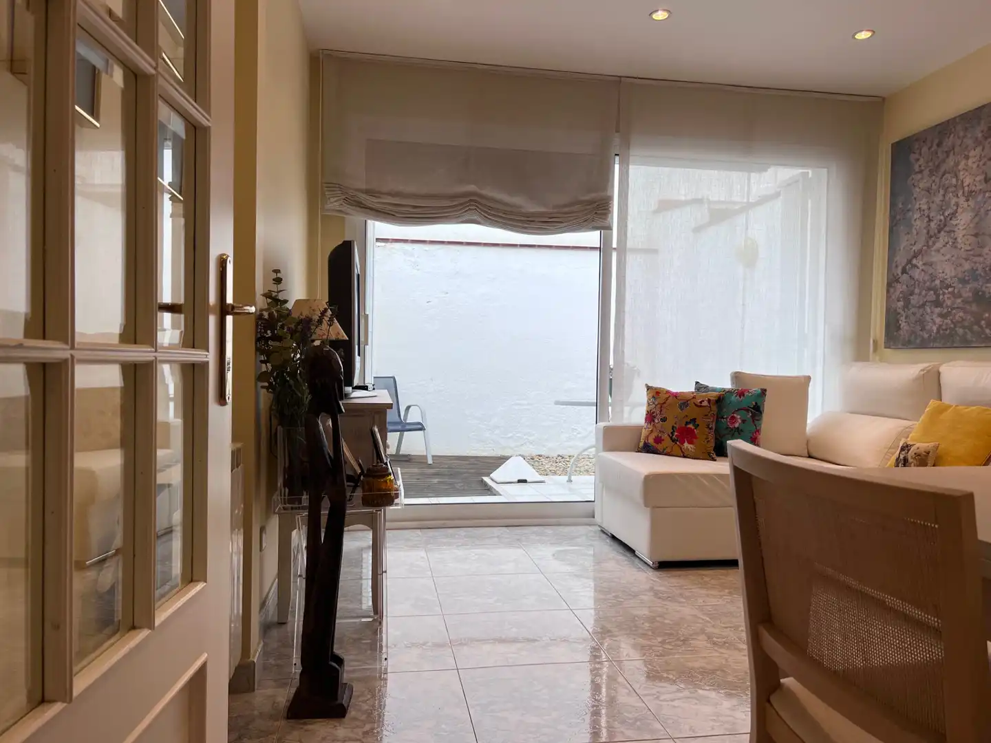 Sala de estar de Casa o chalet en venta en Badalona con Aire acondicionado, Calefacción y Terraza