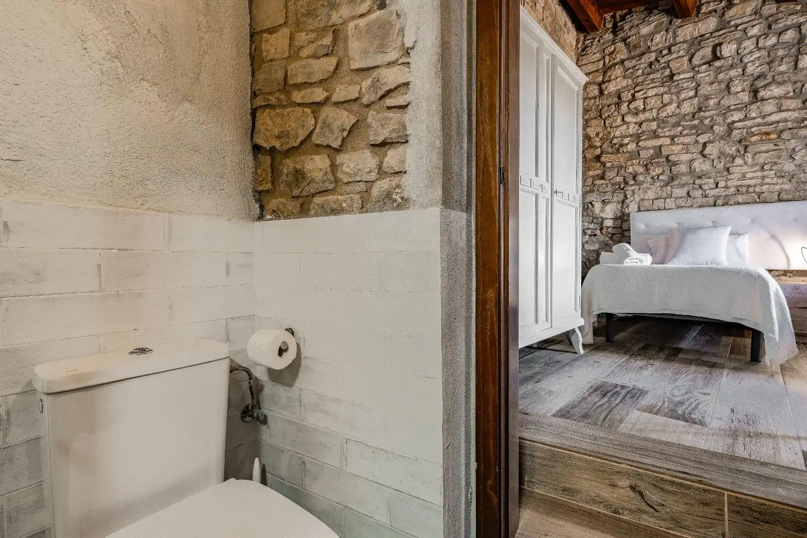Baño de Casa o chalet en venta en Ribera d'Ondara con Aire acondicionado, Calefacción y Terraza