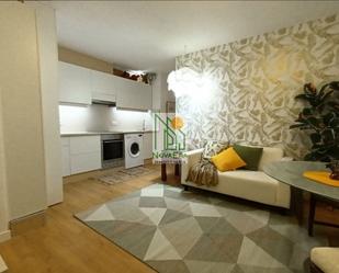 Living room of Apartment to rent in Pontevedra Capital   with Heating, Parquet flooring and Furnished