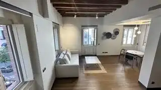 Sala de estar de Dúplex en venta en Madrid con Aire acondicionado, Calefacción y Parquet