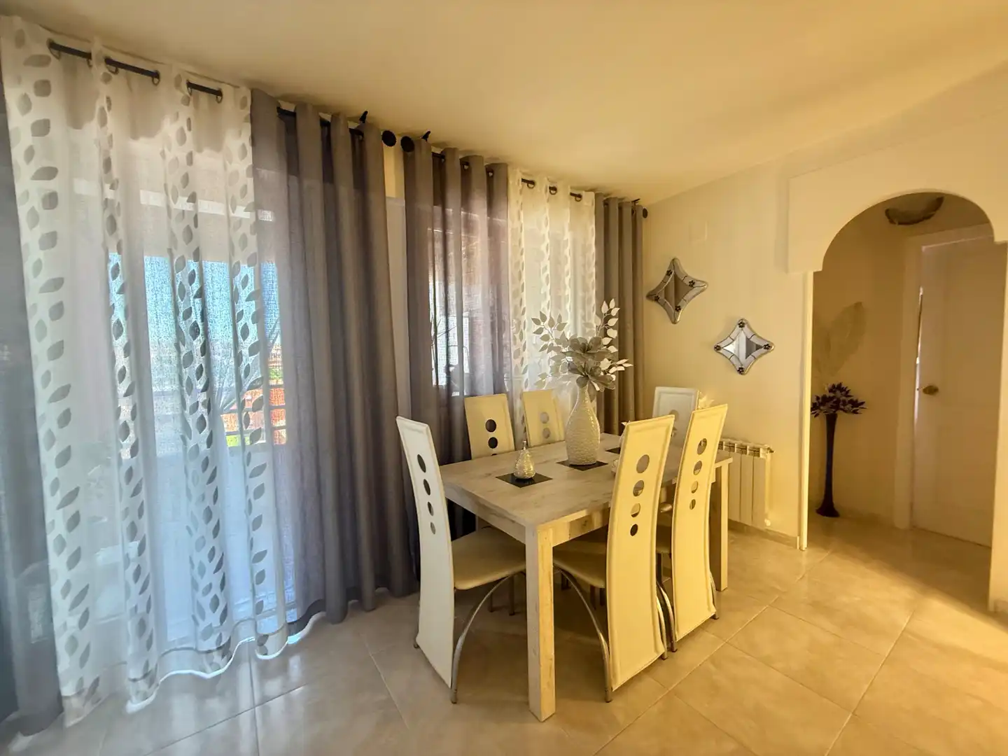 Dining room of Flat for sale in Madrid  with Heating, Terrace and Furnished