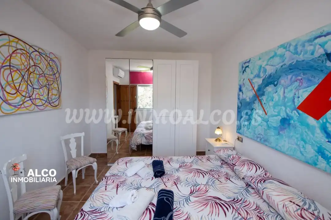 Bedroom of Houses for sale in Torrox  with Air Conditioner, Terrace and Swimming Pool