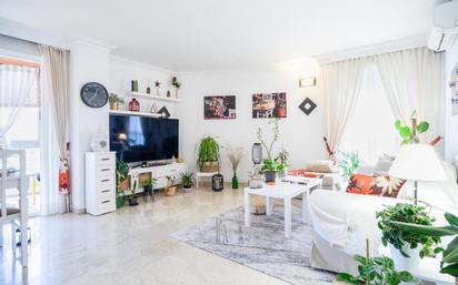 Living room of Attic for sale in  Palma de Mallorca  with Air Conditioner, Terrace and Furnished