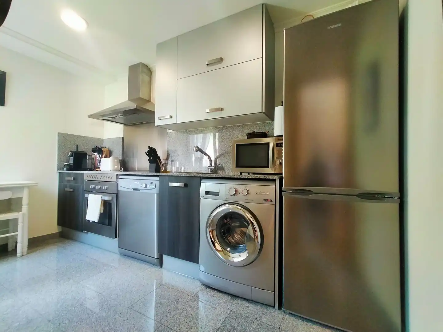 Kitchen of Flat for sale in Pravia  with Heating, Terrace and Furnished