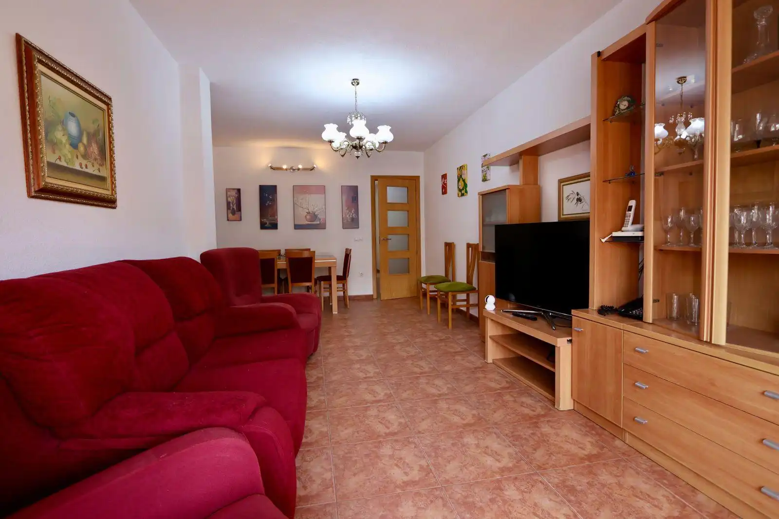 Sala de estar de Piso en venta en Molina de Segura con Aire acondicionado, Amueblado y Horno