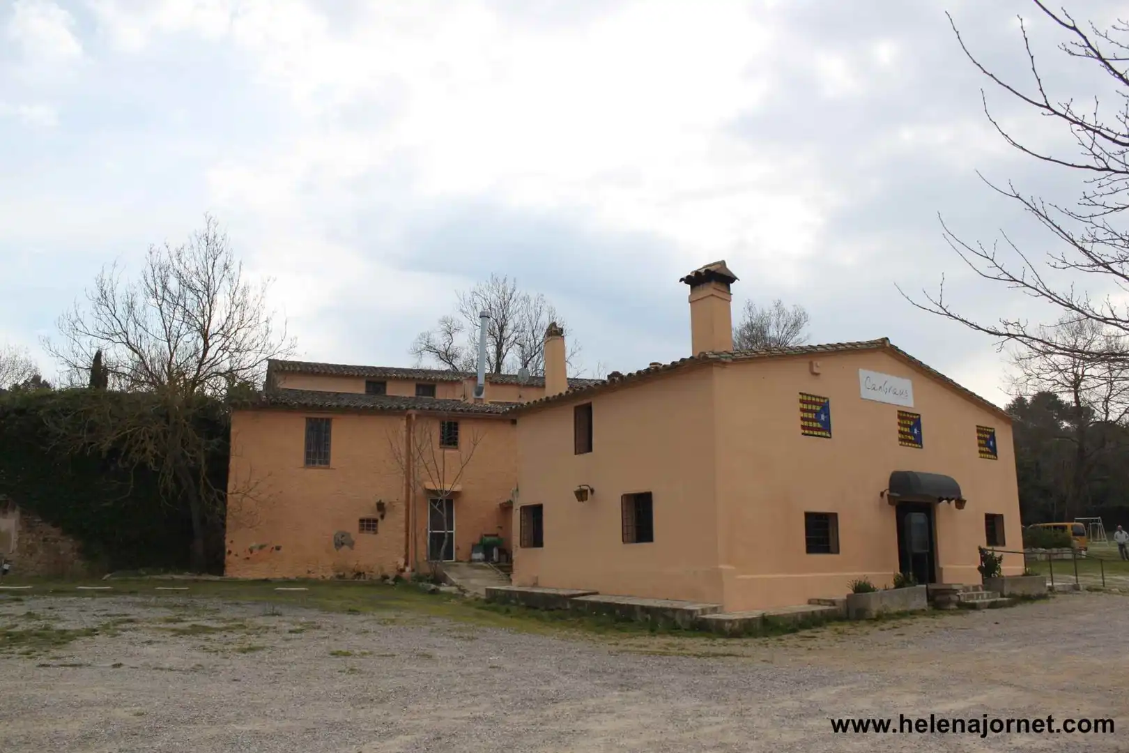 Vista exterior de Finca rústica en venta en Llagostera con Calefacción