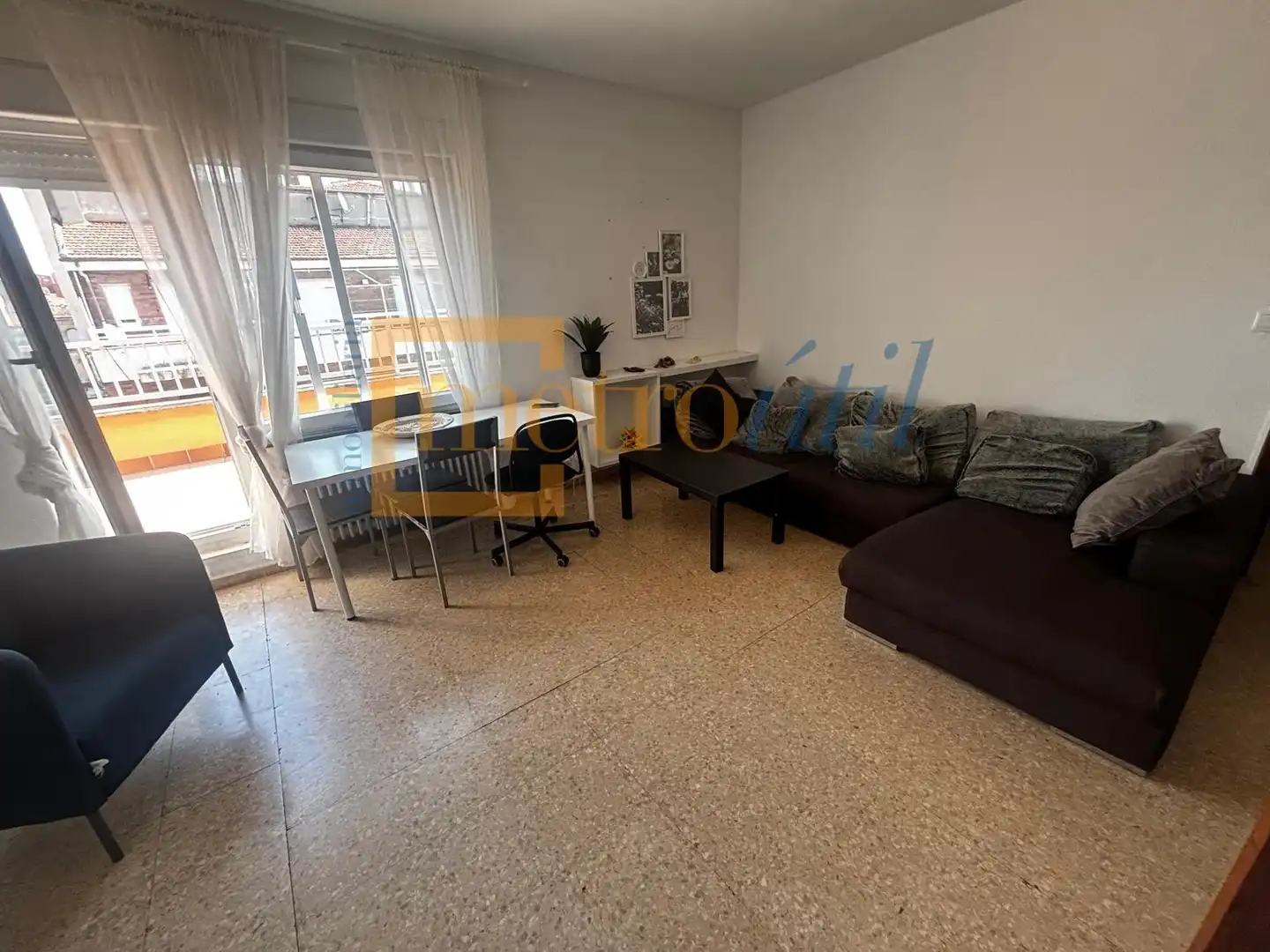 Living room of Attic for rent in Salamanca  with Heating, Terrace and Furnished