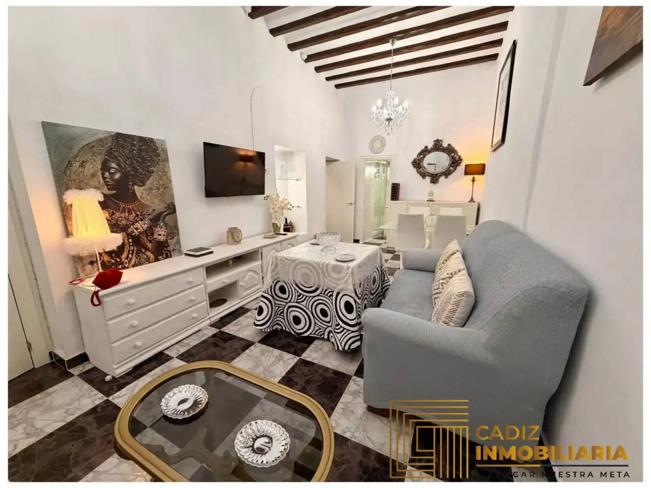 Wohnzimmer von Wohnung zum Verkauf in Cádiz