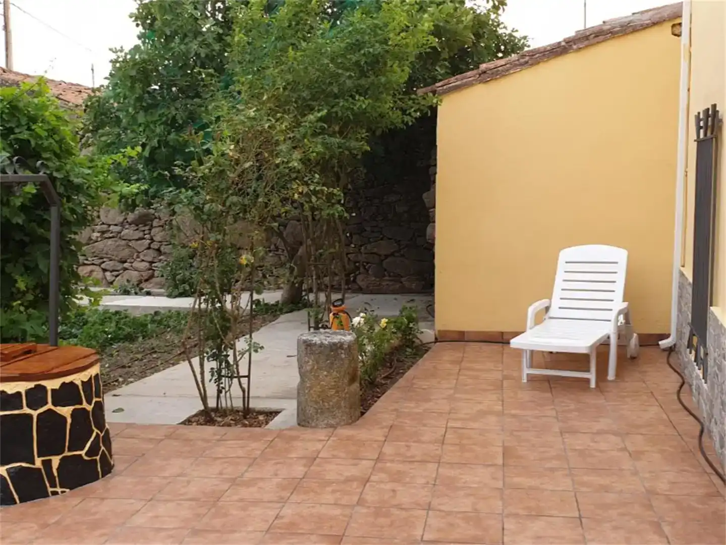 Terraza de Casa o chalet en venta en Bermillo de Sayago con Jardín privado, Trastero y Piscina