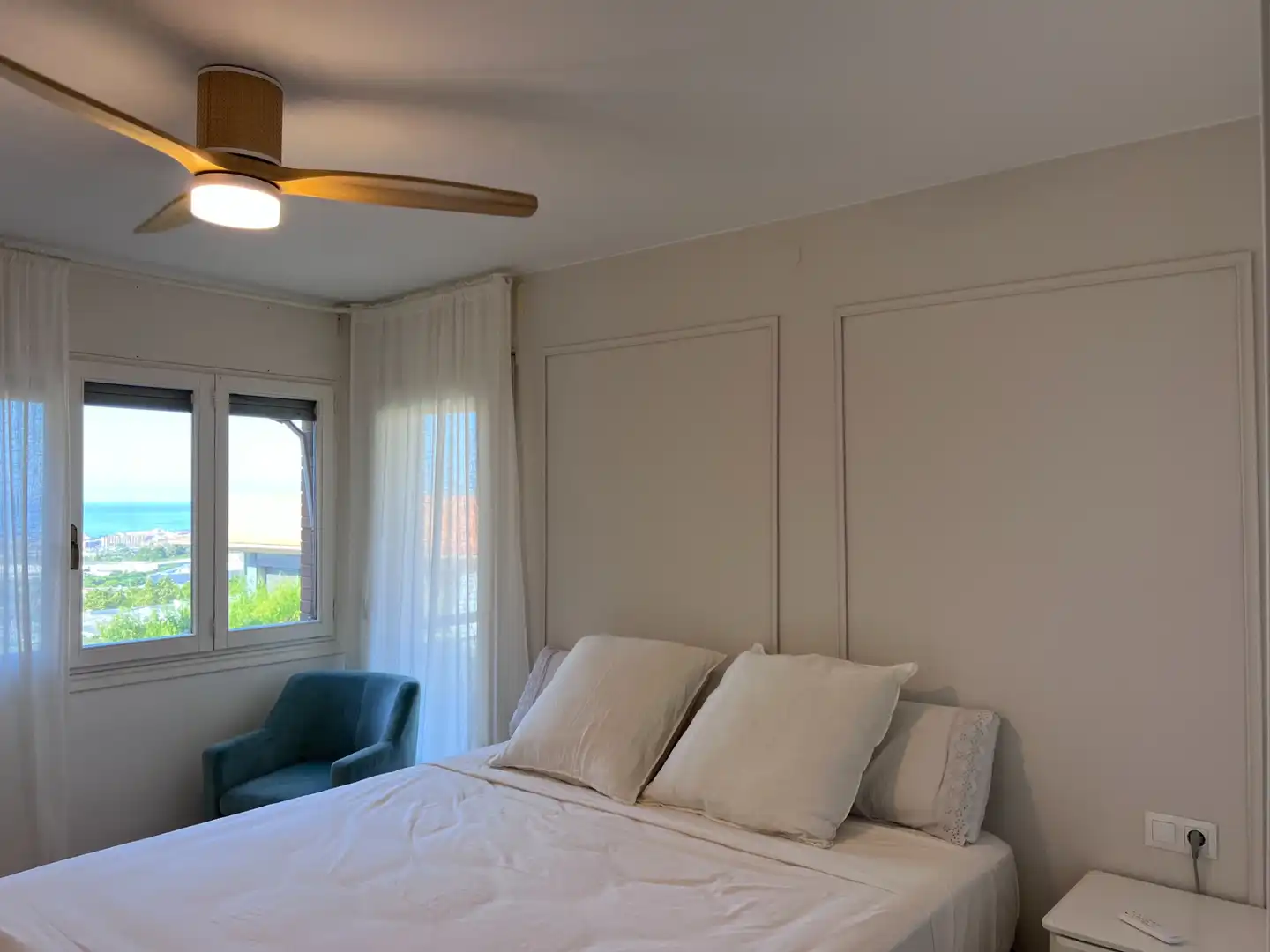 Bedroom of Flat for sale in Vilassar de Dalt  with Air Conditioner, Heating and Parquet flooring