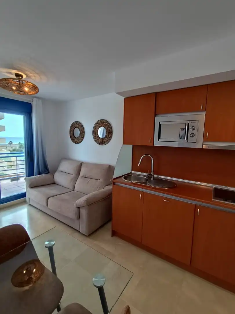 Wohnzimmer von Wohnungen zum Verkauf in Benalmádena mit Klimaanlage