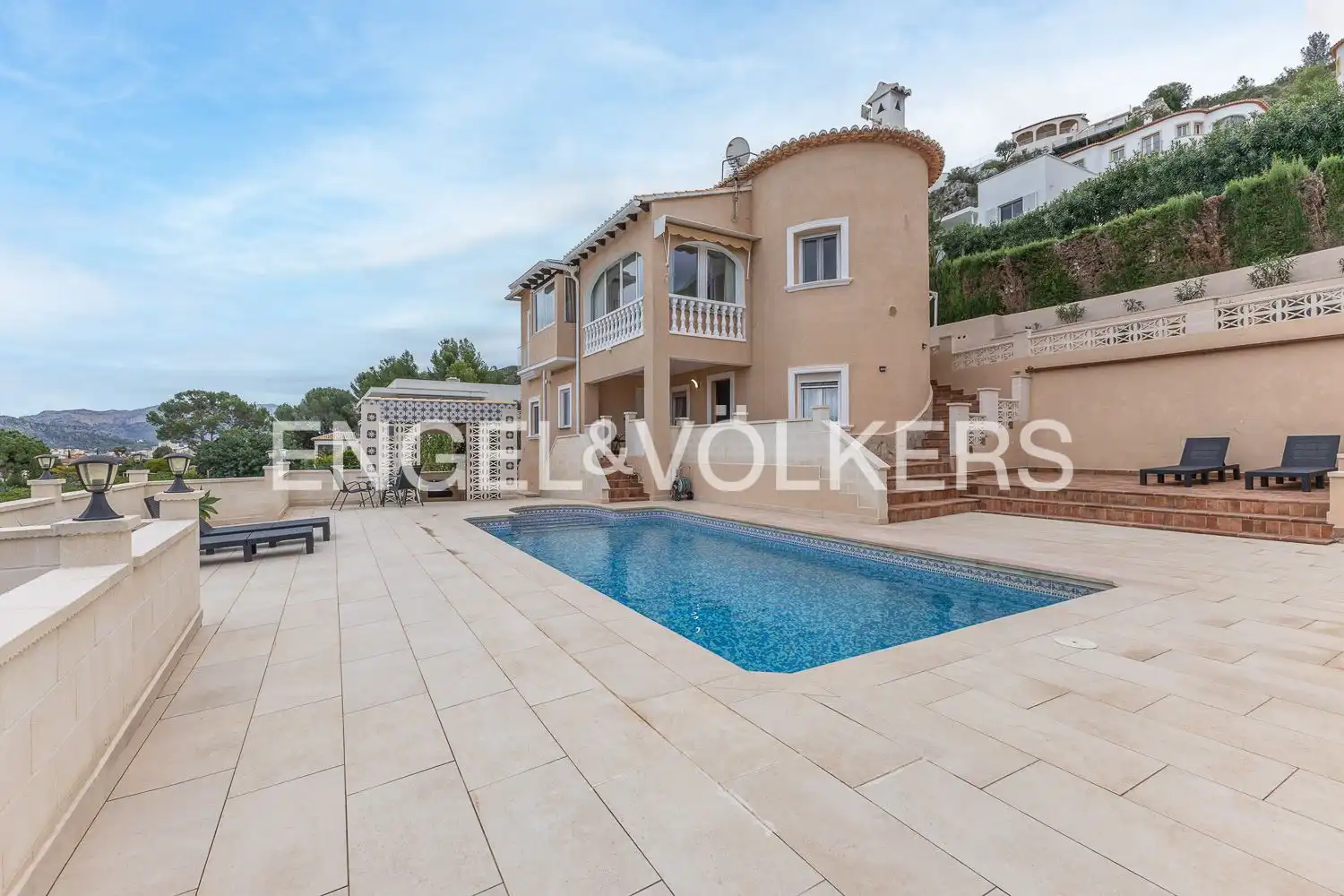 Exterior view of Houses for sale in Pedreguer  with Air Conditioner, Heating and Private garden
