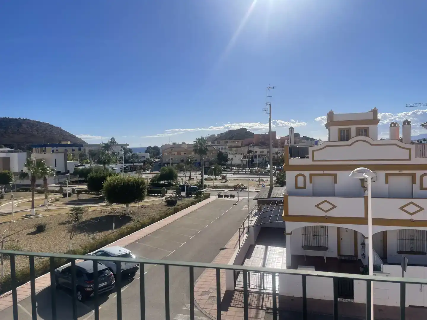Vista exterior de Dúplex de lloguer en Pulpí amb Aire condicionat, Piscina i Moblat