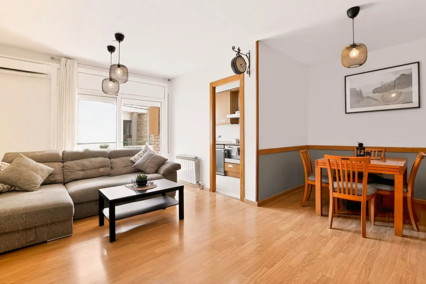 Wohnzimmer von Wohnung zum Verkauf in Sant Quirze del Vallès mit Klimaanlage, Heizung und Balkon