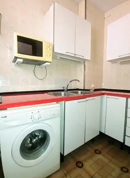 Kitchen of Flat for sale in Barcelona  with Heating, Furnished and Oven
